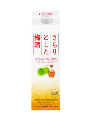 蝶矢萨拉利蜂蜜青梅配制酒-1L纸盒装